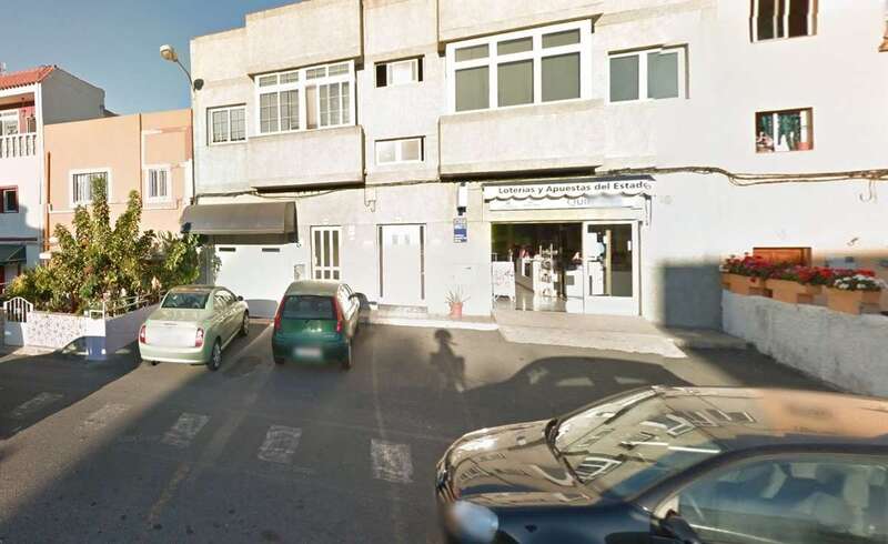 Despacho receptor de Lomo Cementerio donde se validó el boleto ganador del premio de segunda categoría (Foto TA)